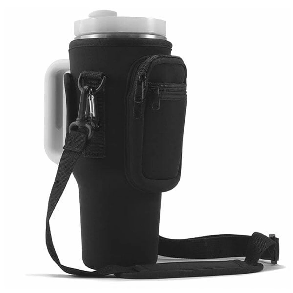 HydriEase Carry Bag Holder w/ Strap & Pockets for 40oz Tumbler Cup