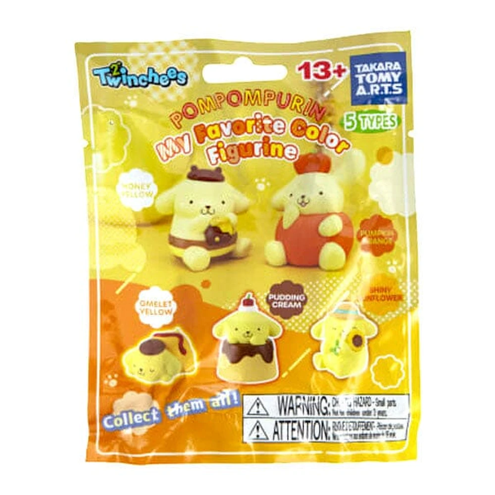 Sanrio Hello Kitty & Friends 2" Twinchees Figurines "Pompompurin: My Favorite Color" Blind Bag (1pc)