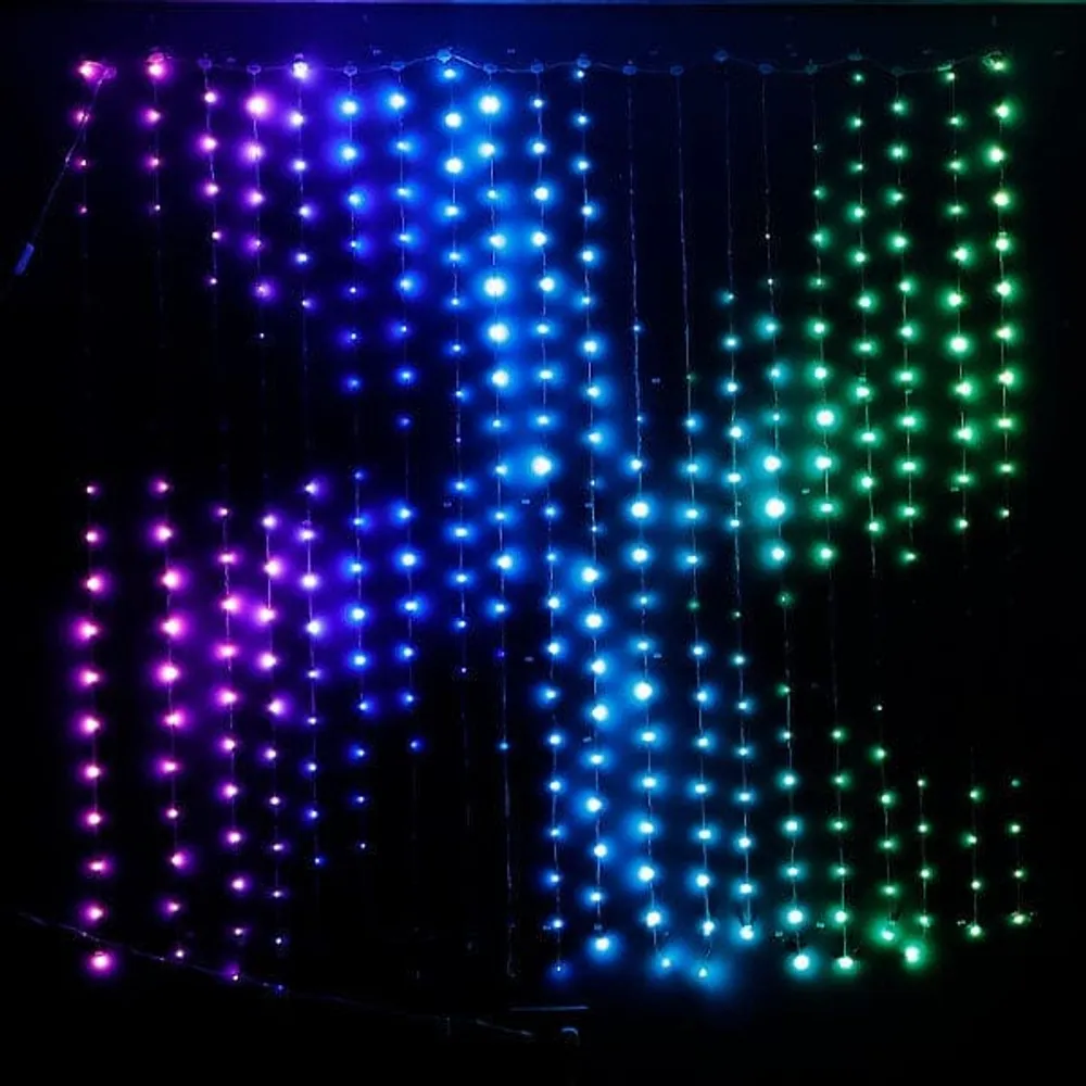 Pulsationz Bluetooth Programmable LED Curtain (6.4ft)