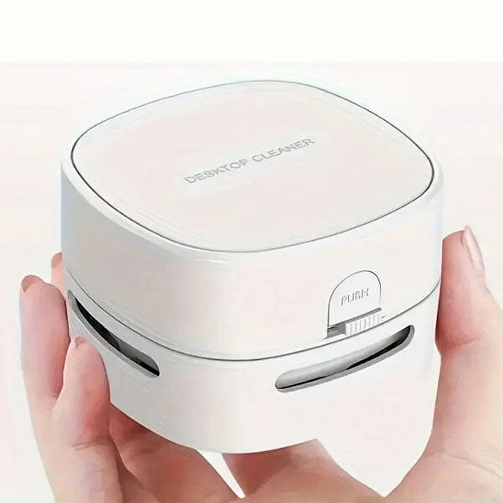 GearWaves: Mini Cube Desktop Vacuum Cleaner