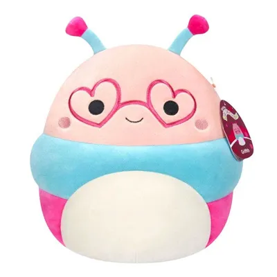 Squishmallows Plush Toys 7.5" Valentine's Day Squad 2024 Griffith the Caterpillar