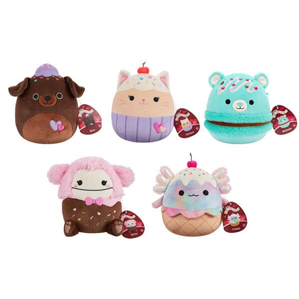 Squishmallows Super Soft Plush Toys 7.5" 2025 Valentine's Day Squad Assortment A (Characters Ship Assorted)