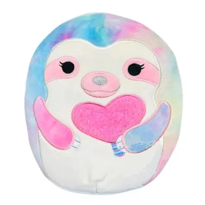 Squishmallows Plush Toys 7.5" Valentine's Day Squad 2024 Whim the Sloth (Heart Cotton Candy)