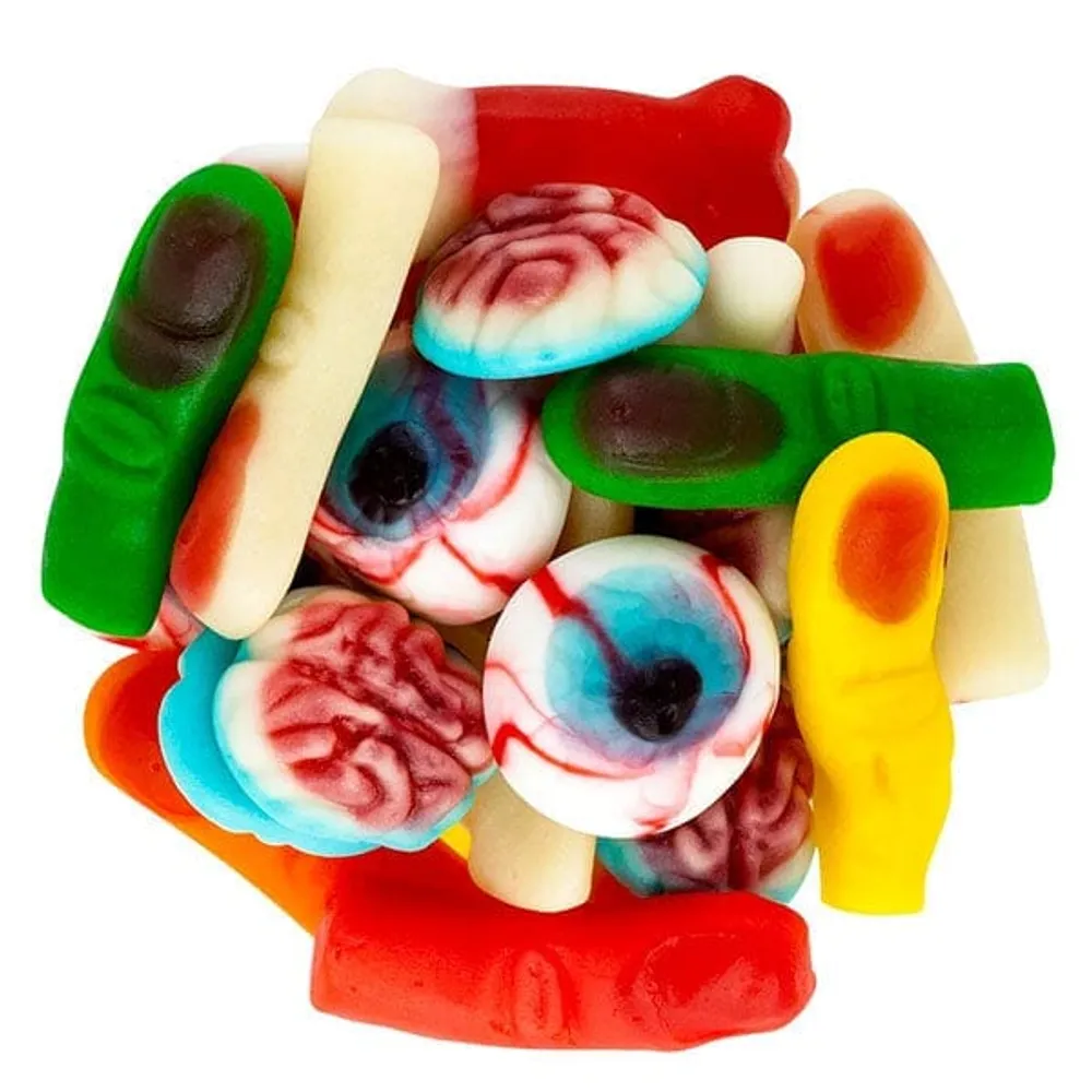 Vidal Gummi Missing Body Parts Halloween Candy (4.5oz)