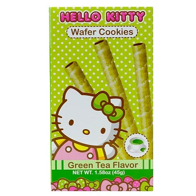 Sanrio Hello Kitty Green Tea Macha Flavor Wafer Cookies (50g)