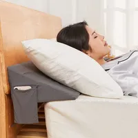 ComfiWedge | Headboard Gap Filler Pillow | Includes 2 Pockets!