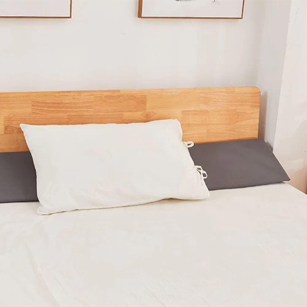 ComfiWedge | Headboard Gap Filler Pillow | Includes 2 Pockets!