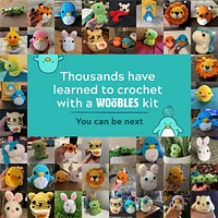 Woobles DIY Mini Crochet Plush Toy Complete Kit (Multiple Styles)