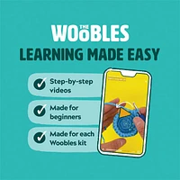 Woobles DIY Mini Crochet Plush Toy Complete Kit (Multiple Styles)