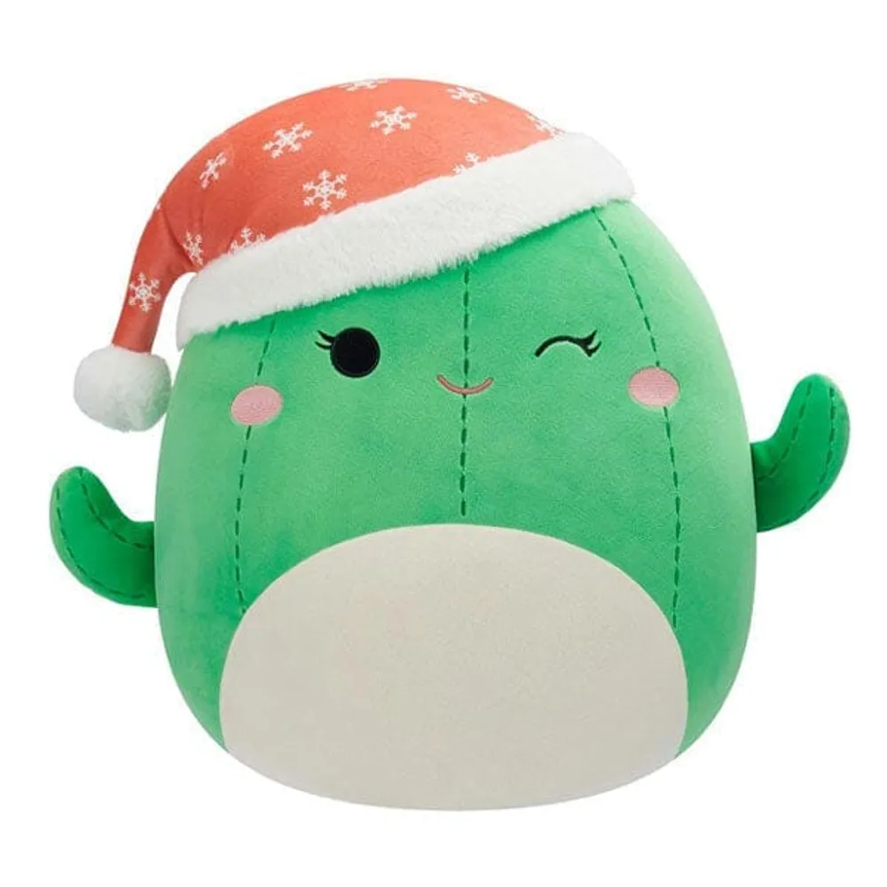 Squishmallows Plush Toys | 7.5" Holiday Squad 2023 | Maritza the Cactus (Santa Hat)