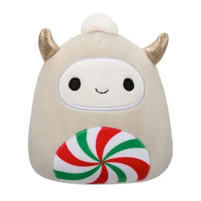 Squishmallows Plush Toys | 7.5" Holiday Squad 2023 | Nissa the Peppermint Yeti