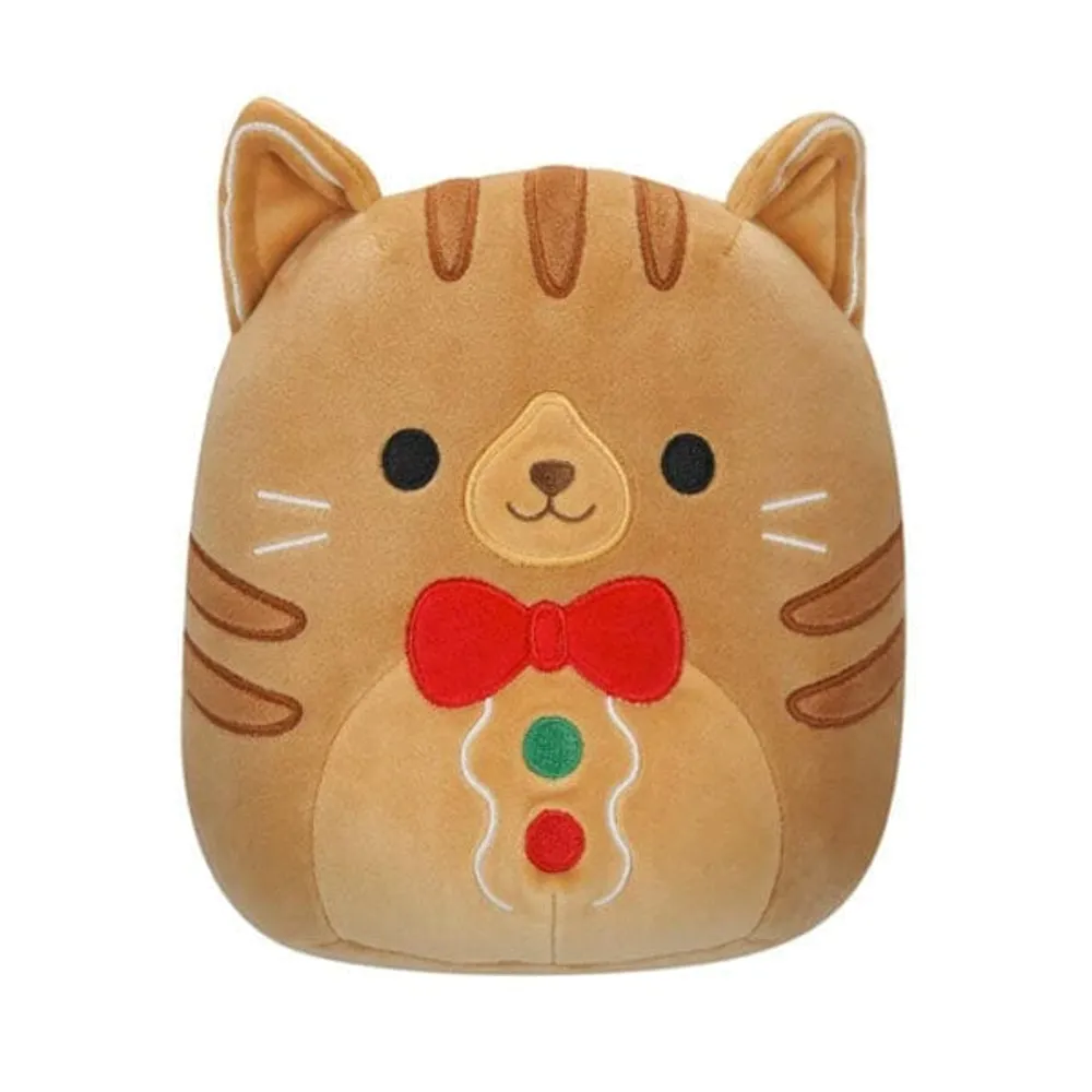 Squishmallows Plush Toys | 7.5" Holiday Squad 2023 | Jones the Gingerbread Cat