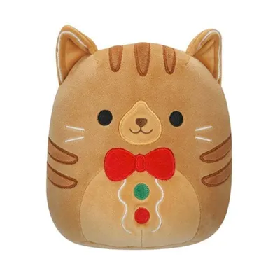 Squishmallows Plush Toys | 7.5" Holiday Squad 2023 | Jones the Gingerbread Cat