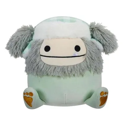 Squishmallows Plush Toys | 7.5" Holiday Squad 2023 | Evita the Bigfoot (Earflap Hat)