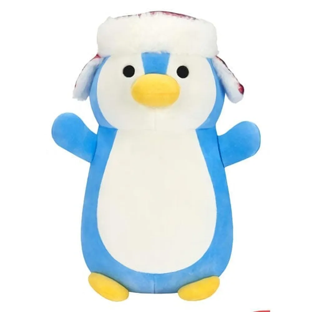 Squishmallows Plush Toys | 10" HugMee Christmas Squad 2023 | Puff The Penguin