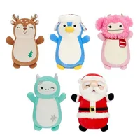 Squishmallows Plush Toys | 10" HugMee Christmas Squad 2023 | Brina The Bigfoot