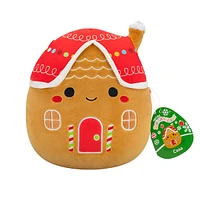 Squishmallows Plush Toys 7.5" Holiday Squad 2024 Casa the Gingerbread House