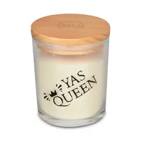 Hidden Gems "Yas Queen" Novelty Candle Sea Salt & Sage (1 Ring Inside)