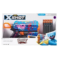 ZURU XSHOT Skins Flux Blaster: Poppy Playtime Edition (Includes 8 Darts) Mystery Skin Ships Assorted