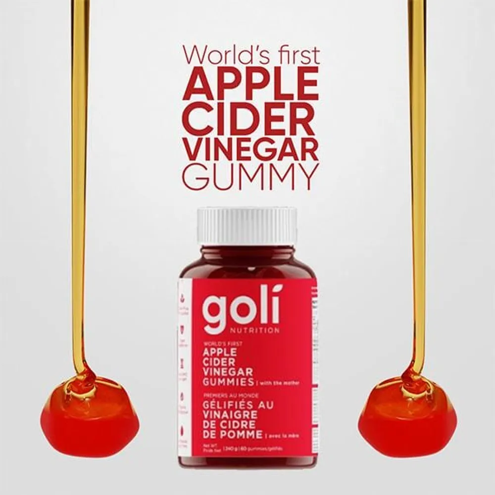 Goli Nutrition - Vinaigre de cidre de pomme 60 gummies – Shop Santé