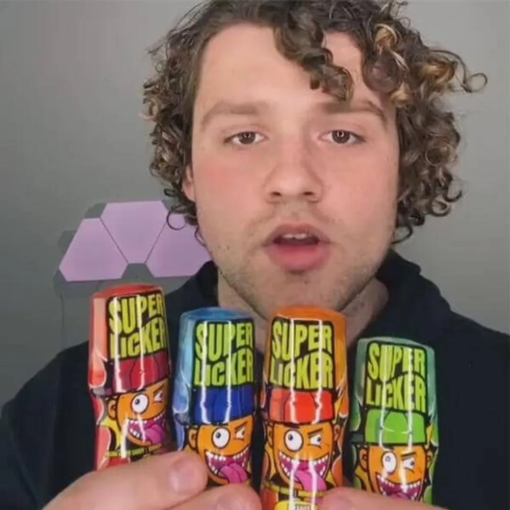 Super Licker Rolling Liquid Candy (Flavor Ships Asst.)