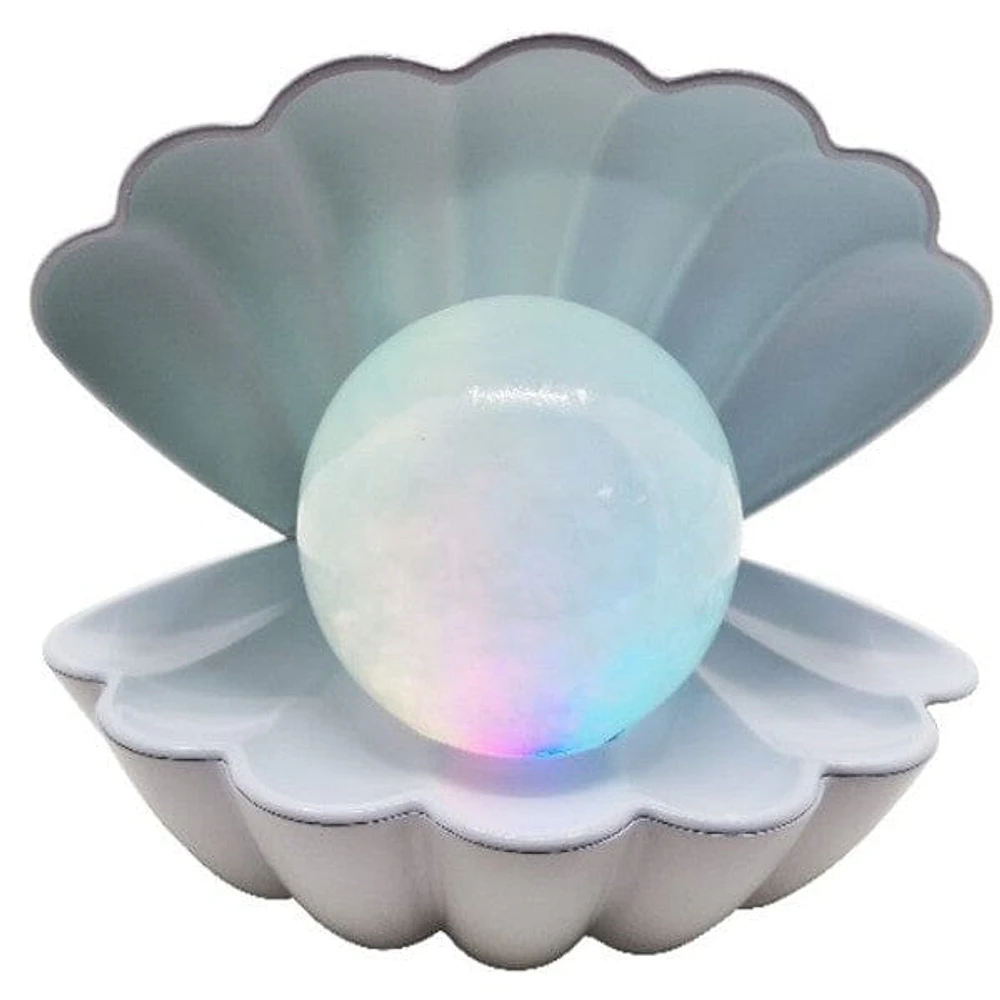 LED Color-Changing Clam Shell Glitter Lamp