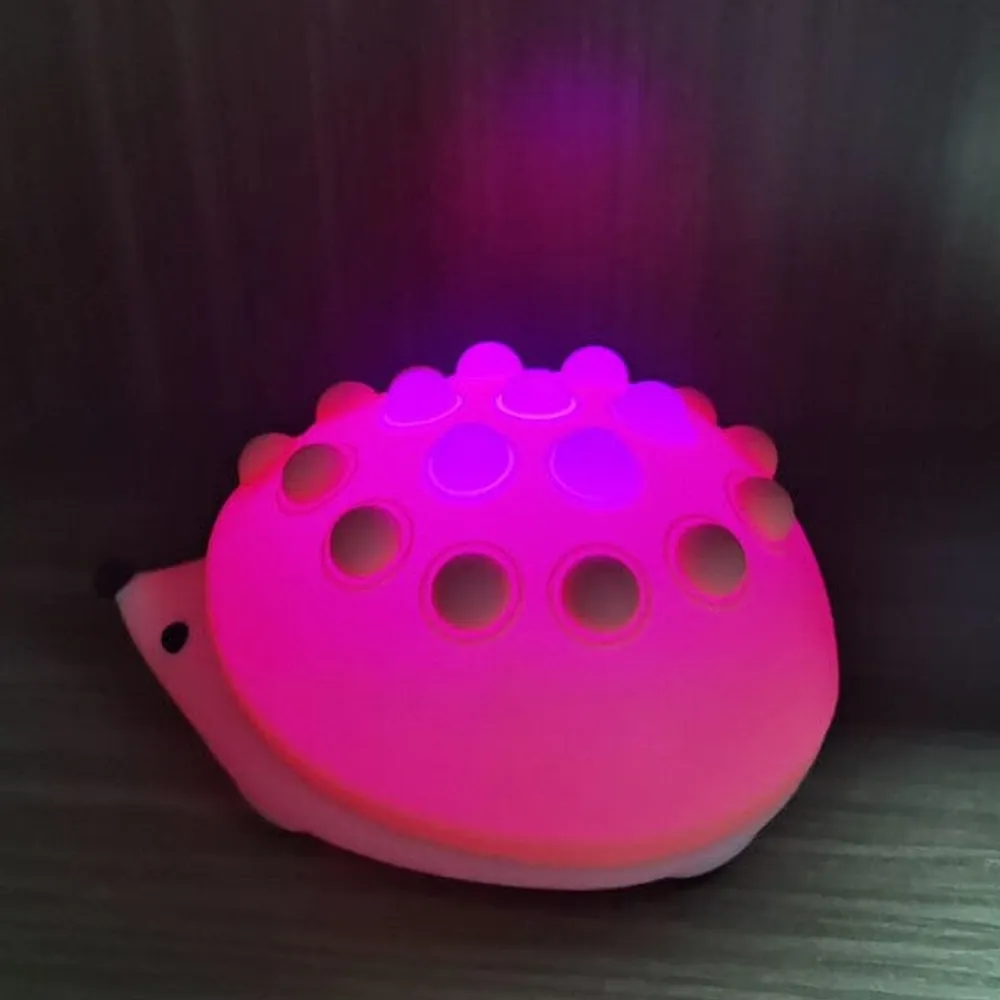 HedgiLight | Hedgehog Tapping Popper Lamp