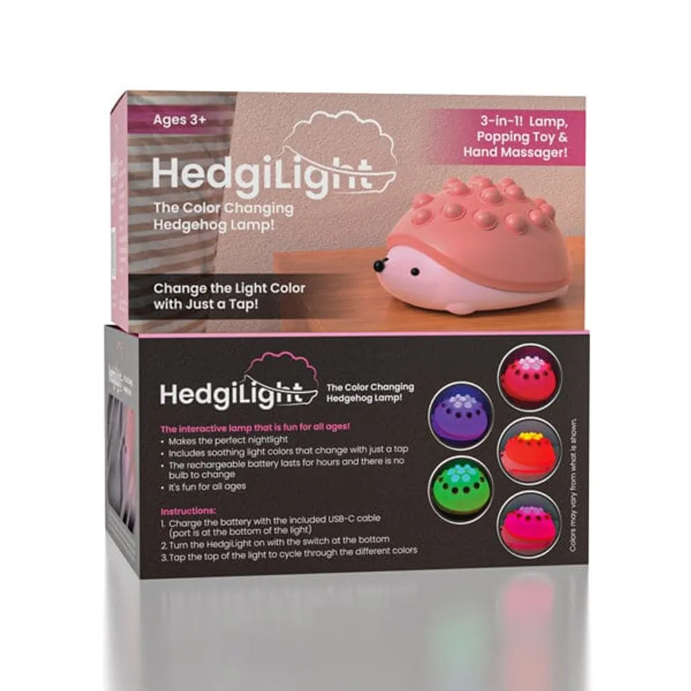 HedgiLight | Hedgehog Tapping Popper Lamp