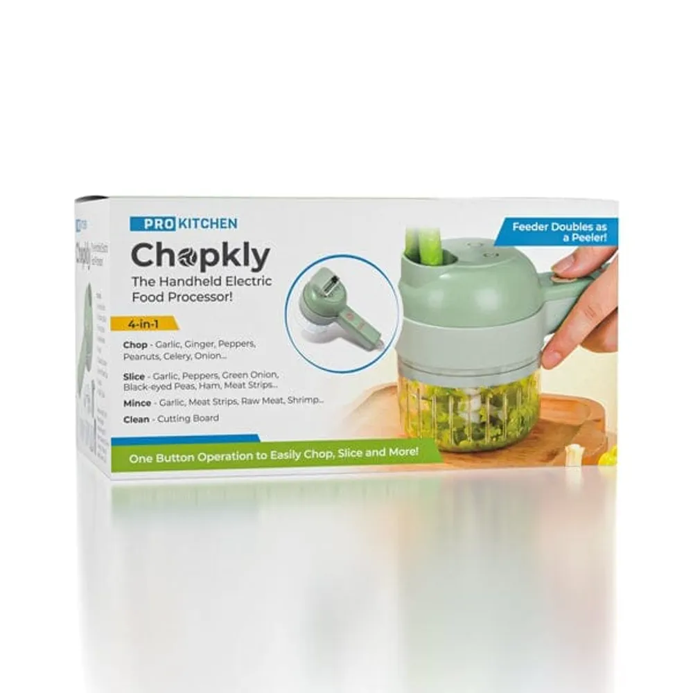 ProKitchen Chopkly | 4-in-1 Handheld Electric Food Processor