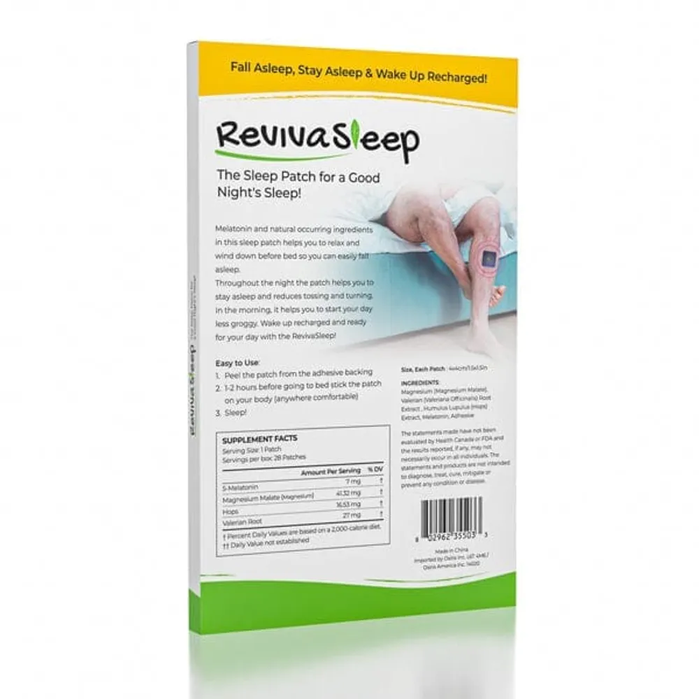 Buy RevivaSleep Patches (40pc) - Magnesium & Melatonin Stickers for Adults - Showcase