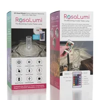 The RosaLumi LED Crystal Rose Table Lamp (16 Color Modes)