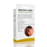 RevivaLymph Acupressure Unisex Earring Cuffs (2 Pairs) | Gold & Silver