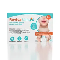 RevivaSkin Neck & Smile Lines (3pc) | Reusable Silicone Anti-Wrinkle Pads