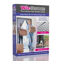 Wiz-Screen: The Magnetic Hands-Free Screen Door!