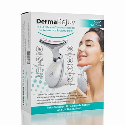 DermaRejuv LED Micro-Current Dolphin Facial Massager