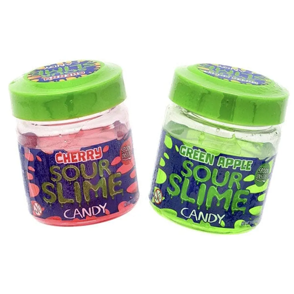 Boston America Sour Slime Candy Flavors Ship Assorted (3.5oz)