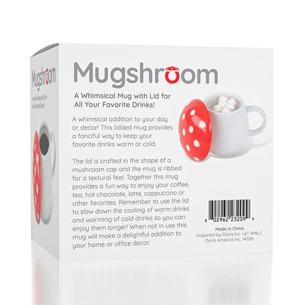 Mugshroom: Whimsical Mug w/ Lid