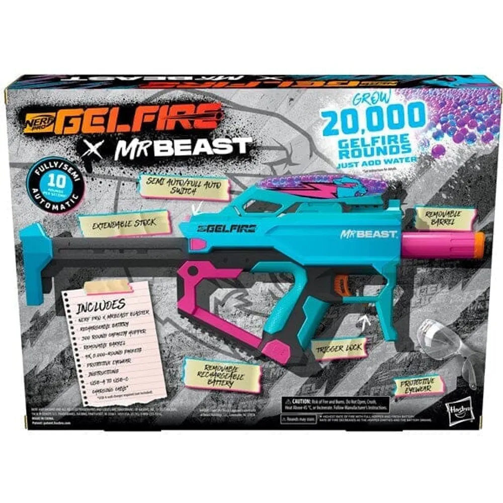 Mr. Beast: Nerf Pro GelFire