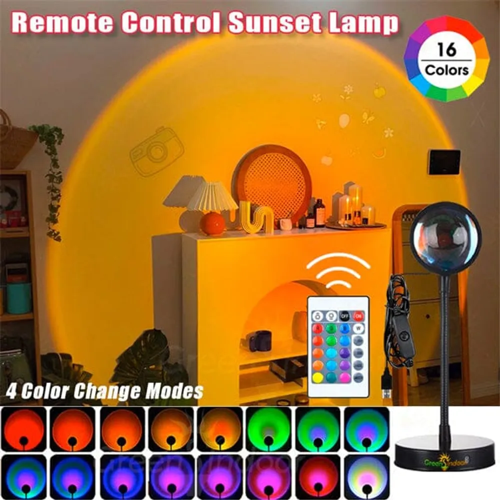 TikTastic™ Sunset LED Lamp w/ Remote | As Seen on Social!