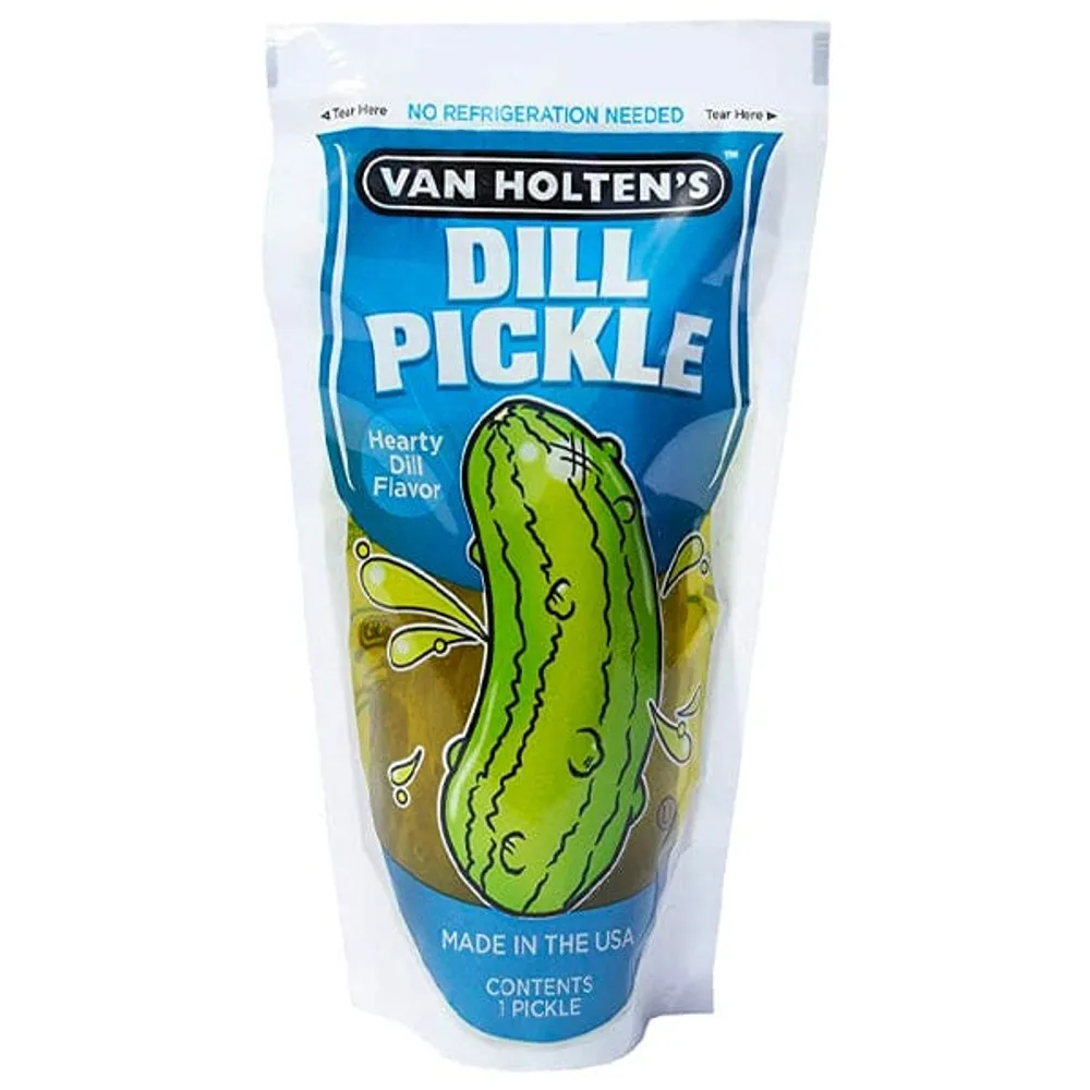 Van Holten's Pouched Pickles: Jumbo (Multiple Flavors)