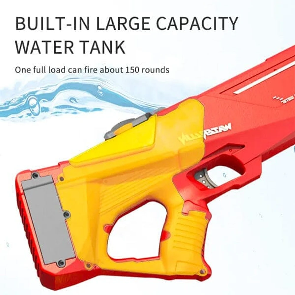 The SharkGusher: Shark Electric Water Gun | Red or Teal