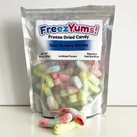 FreezYums! Freeze-Dried Sour Gummy Worms (100g)