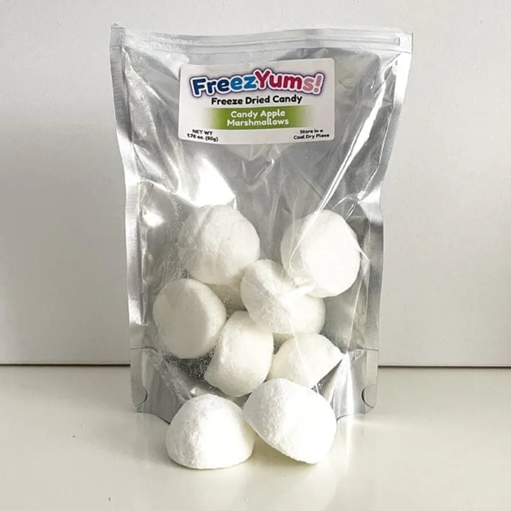 FreezYums! Freeze-Dried Candy Apple Flavored Marshmallows (50g)