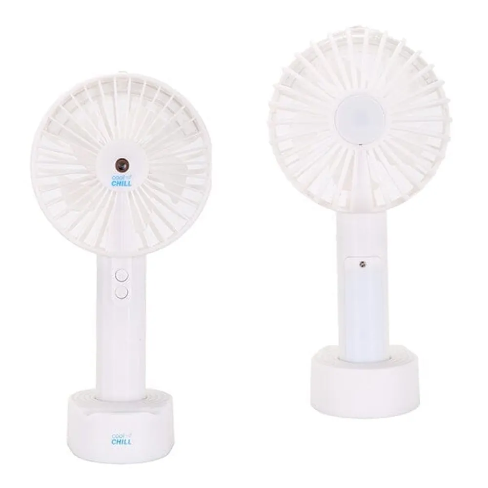 Cool Chill Portable Rotating & Misting Fan