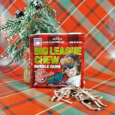 Big League Chew Bubble Gum Christmas / 2.12 Oz-12 Count