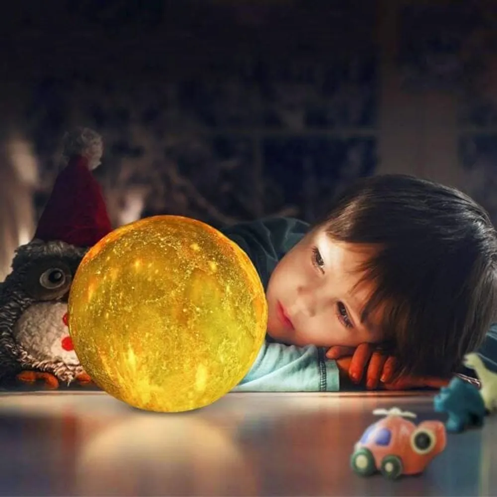 3D Touch Control Universe Moon Lamp