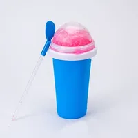 ProKitchen SQUEEZur Instant Slushie Maker Cup | Includes Straw/Spoon NEW Colors!