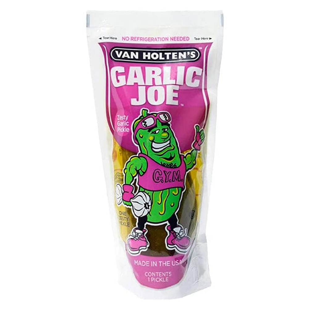 Van Holten's Pouched Pickle | Garlic Joe: Zesty Garlic Pickle