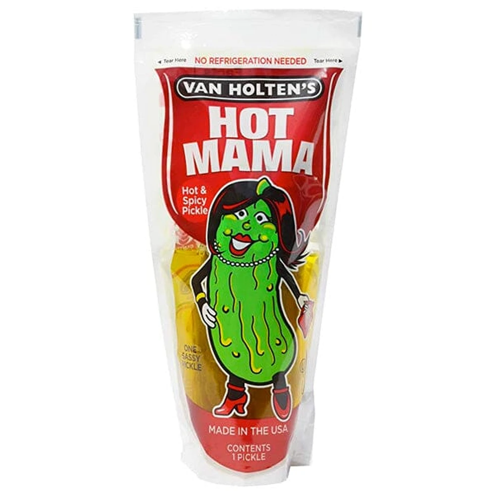 Van Holten's Pouched Pickle: Hot Mama Hot & Spicy Pickle