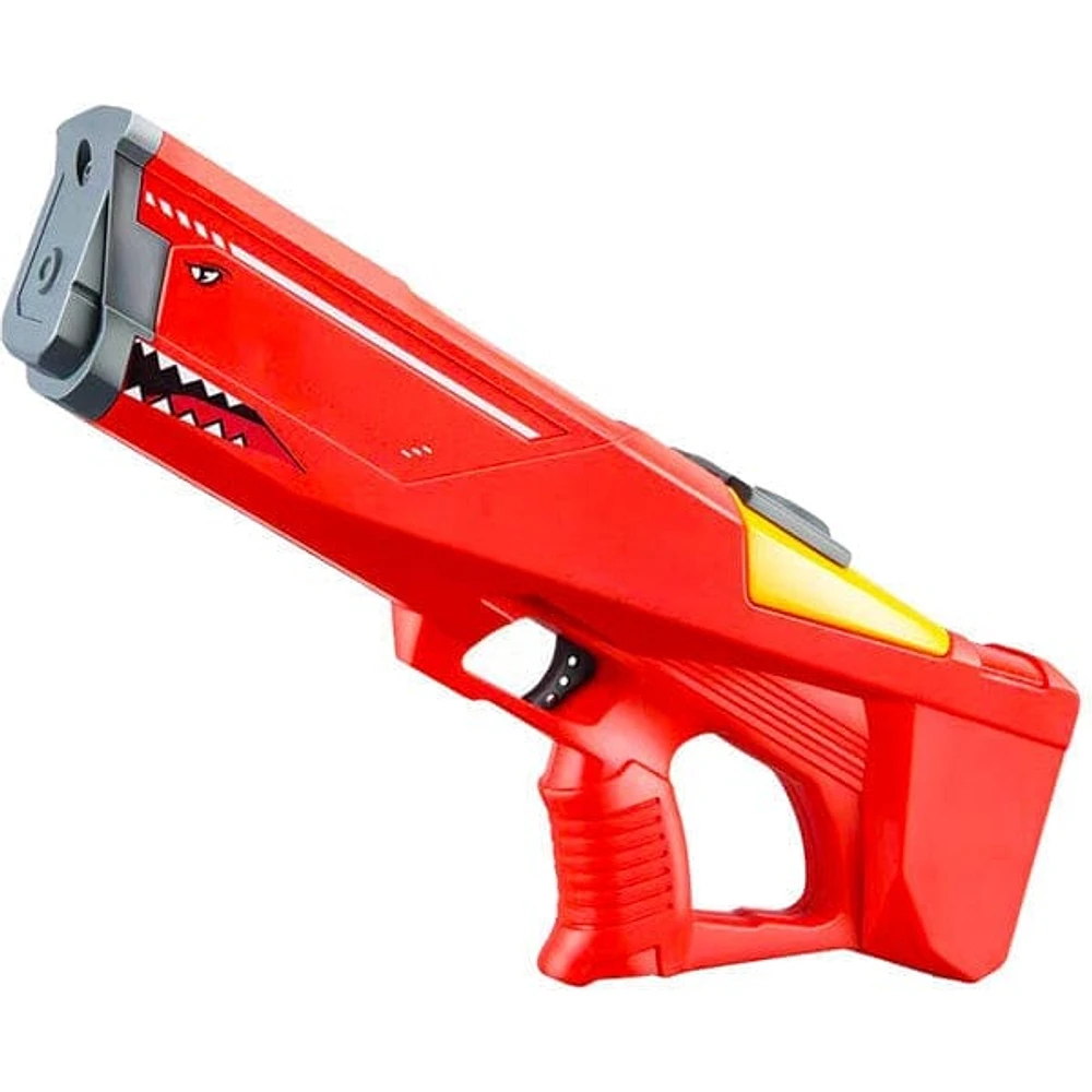 The SharkGusher: Shark Electric Water Gun | Red or Teal